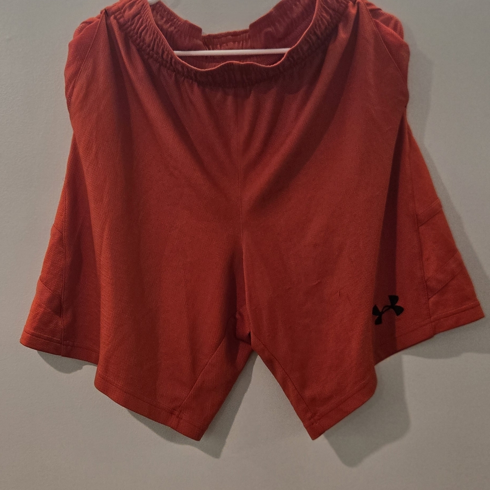 Under Armour Red Basketball Shorts